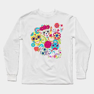 Dia de los muertos Long Sleeve T-Shirt